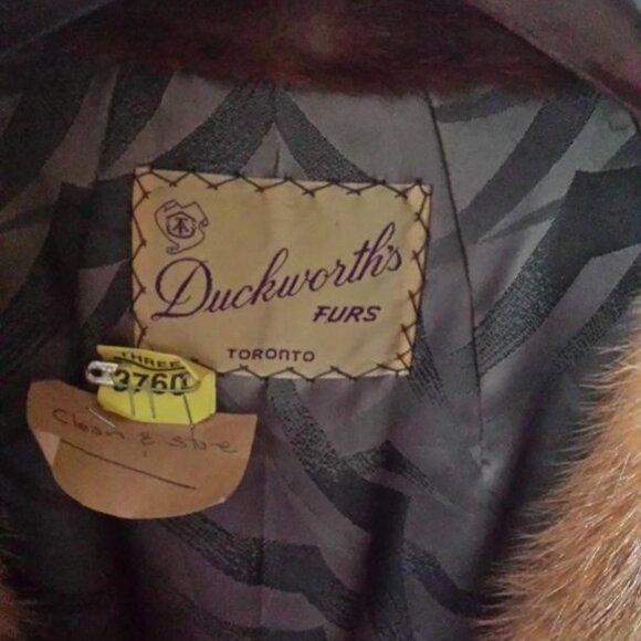 Vintage 1940s Duckworth's Furs Mink Coat and Stole/Capet (Size Medium) - Picture 3 of 5